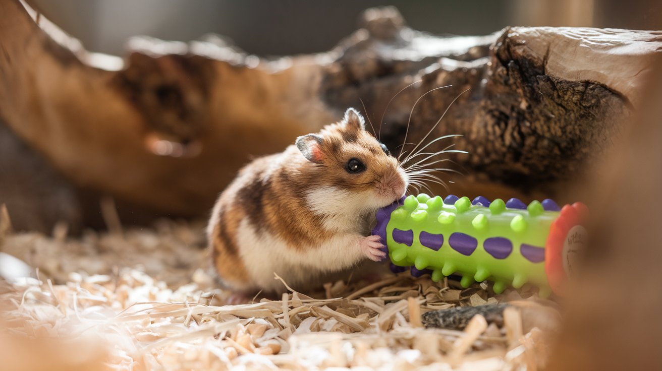 How Gnawing Toys for Hamsters Help Reduce Stress and Boredom