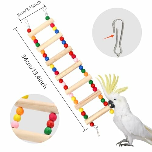 2Pcs 7-Step Bird Ladder Bridge