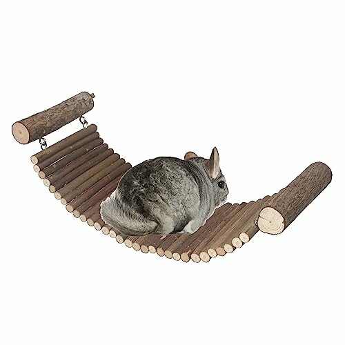 Chinchilla Wooden Ladder Bridge Toy
