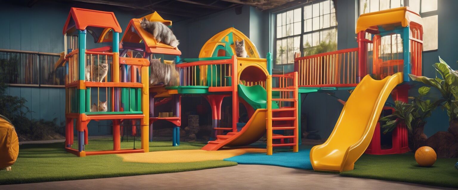 Multi-level play structure for small pets
