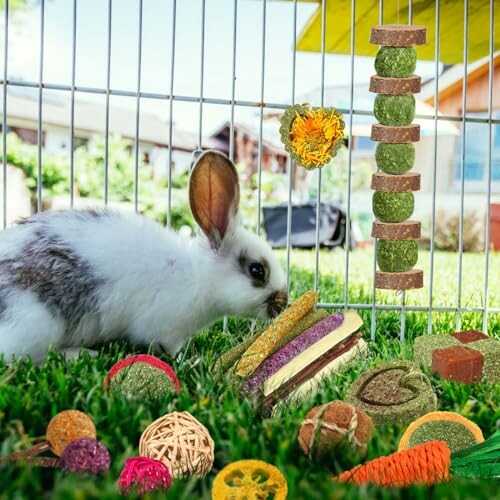 YIXUND Rabbit & Guinea Pig Chew Toys